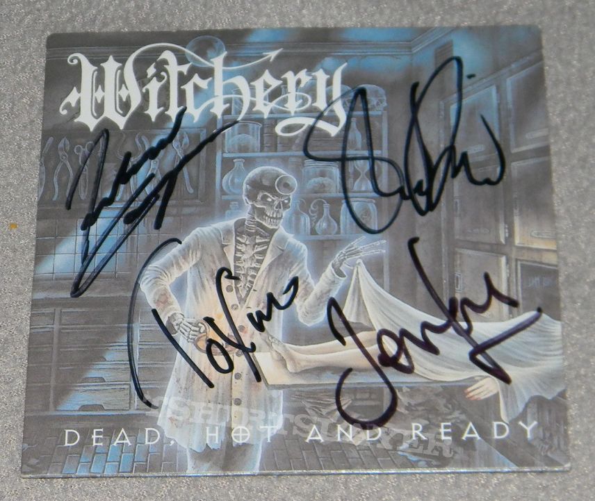 Witchery - Dead, hot and ready - signed Promo CD