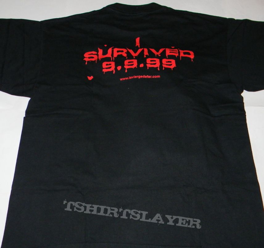 Iron Maiden - I survived 9.9.99 - Tshirt