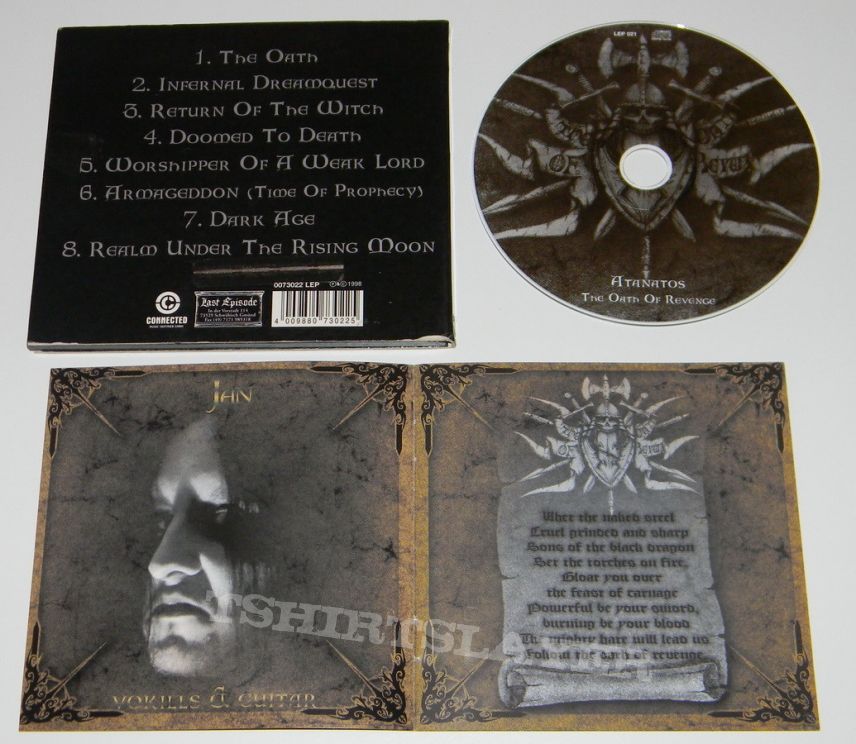Atanatos - The oath of revenge - orig.Firstpress CD Digipack