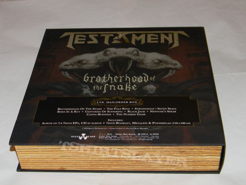 Testament - Brotherhood of the snake - lim.edit.Box-Set