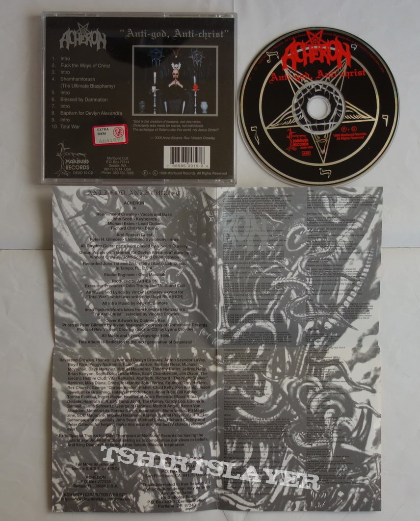 Acheron - Anti-god, Anti-christ - orig.Firstpress CD