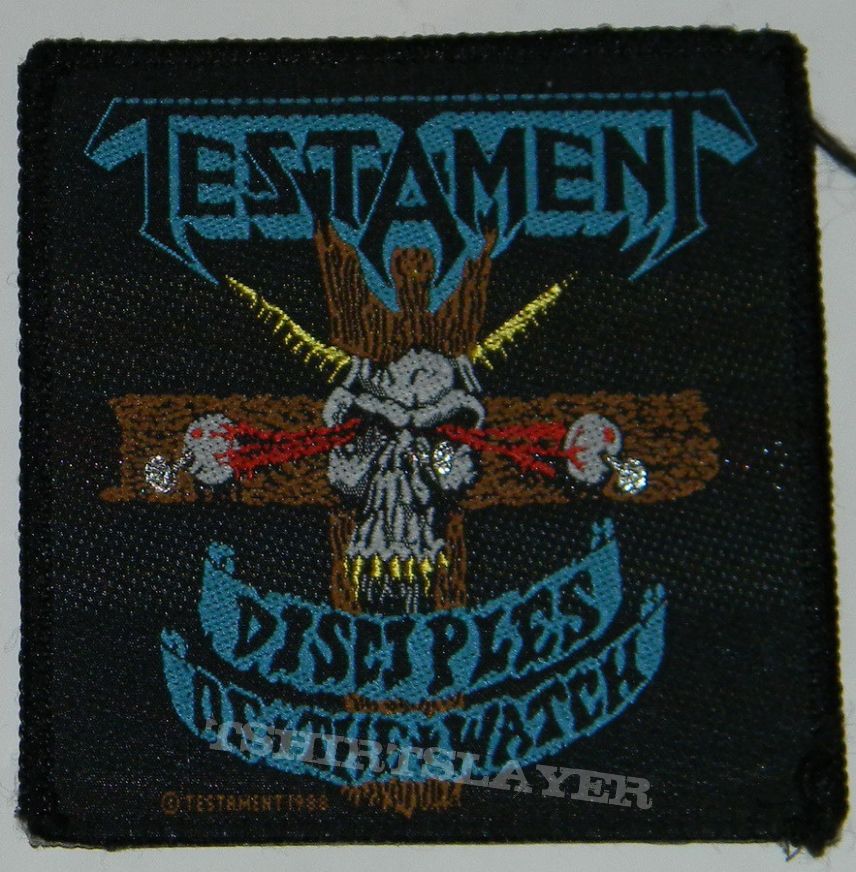 Testament - Disciples of the watch - Woven patch