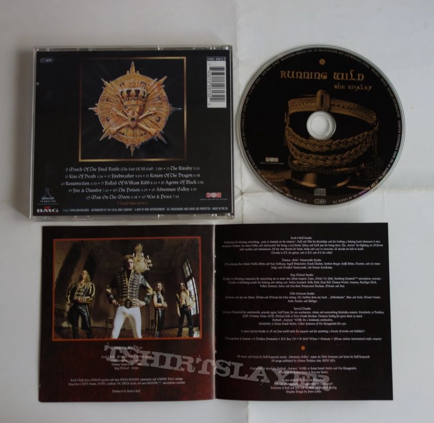 Running Wild - The rivalry - CD incl.original Merch-Sheet