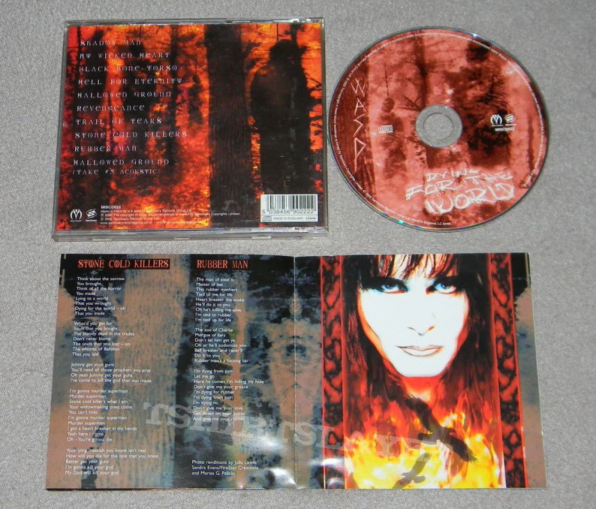 W.A.S.P. - Dying for the world - orig.Firstpress CD