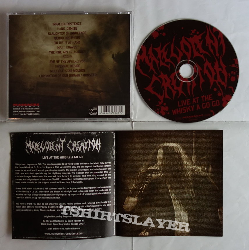 Malevolent Creation - Live at the Whisky a Go Go - CD