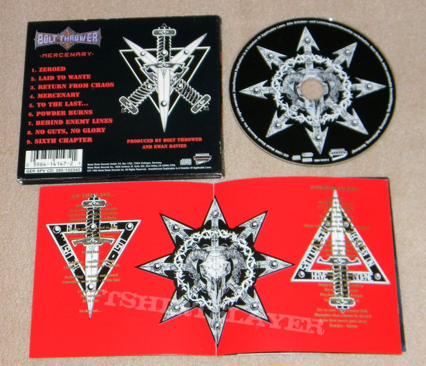 Bolt Thrower - Mercenary - orig.Firstpress Digipack CD