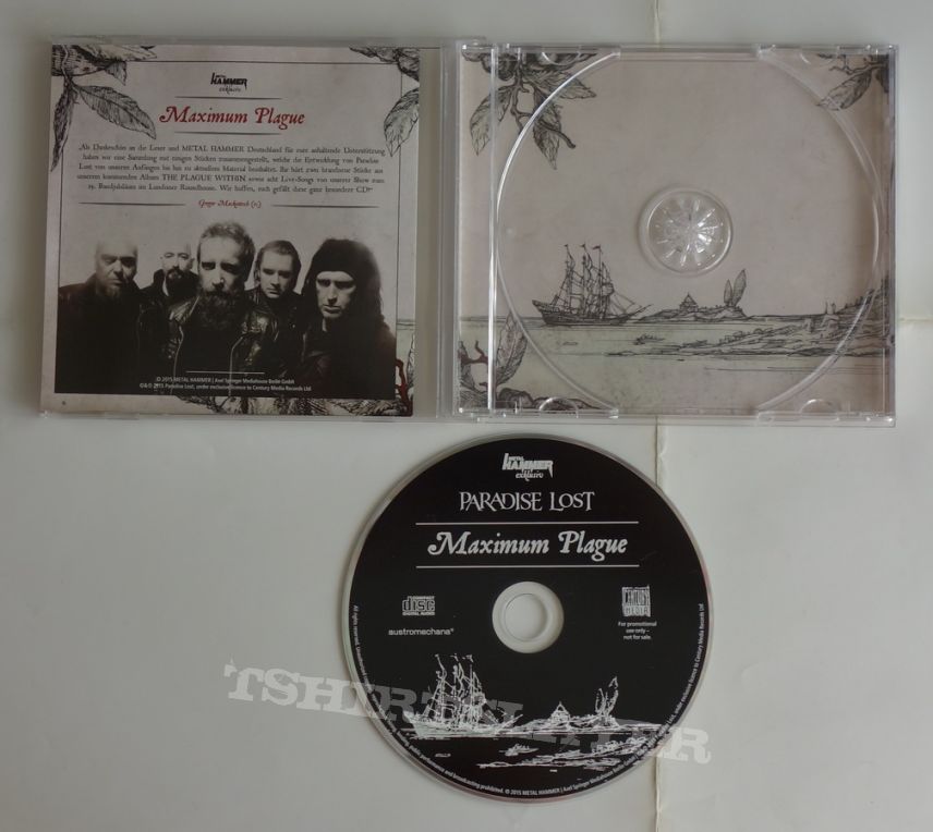 Paradise Lost - Maximum plague - CD