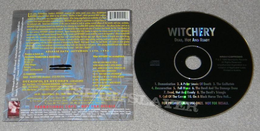 Witchery - Dead, hot and ready - signed Promo CD