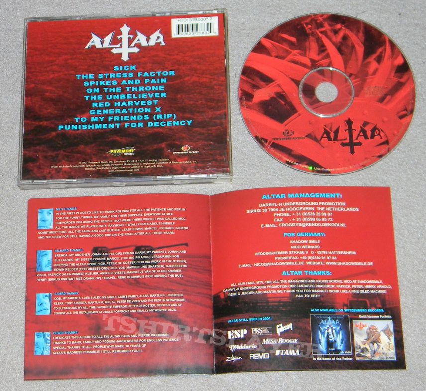 Altar - Red harvest - orig.Firstpress - CD