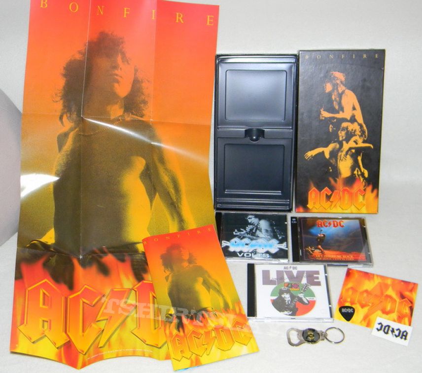 AC/DC Bonfire UK 5-CD set — RareVinyl.com