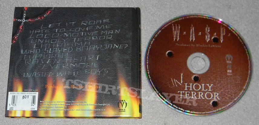 W.A.S.P. - Unholy terror - orig.Firstpress Digibook