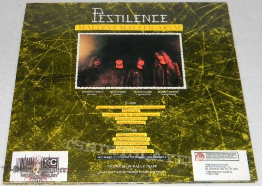 Other Collectable - Pestilence - Malleus maleficarum - orig.LP 1988