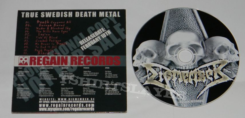 Dismember - Dismember - Promo CD