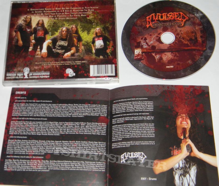 Avulsed - Goresplattered suicide - orig.Firstpress CD