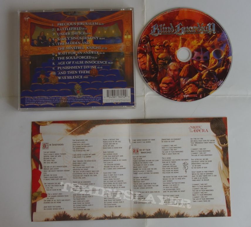 Blind Guardian - A night at the opera - CD