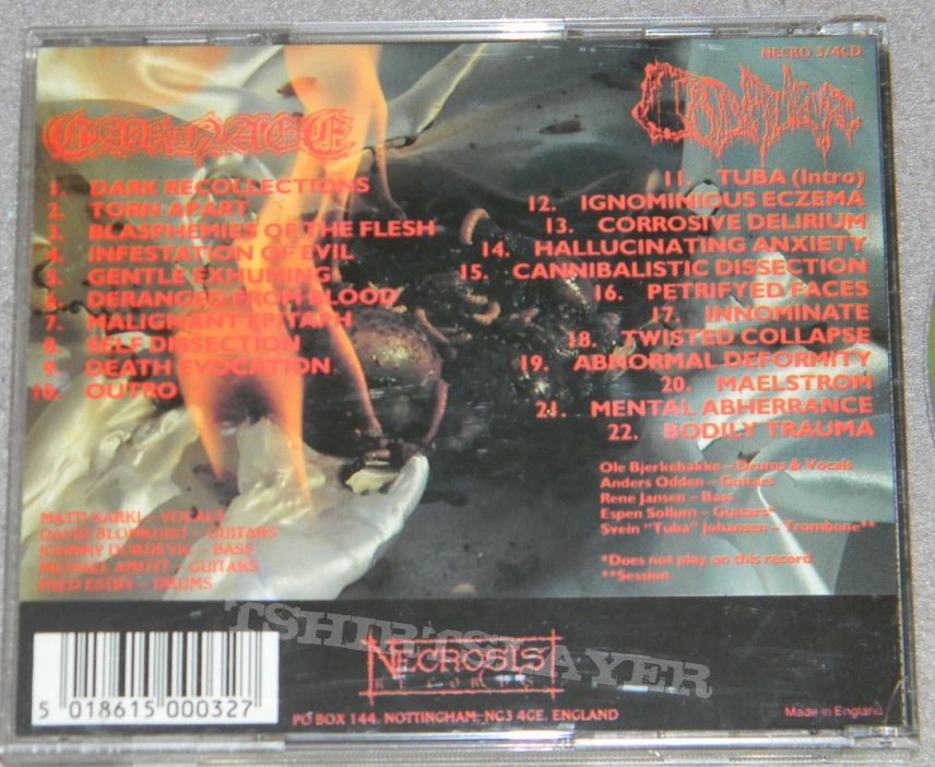 Carnage / Cadaver - Dark recollections/Hallucinating anxiety