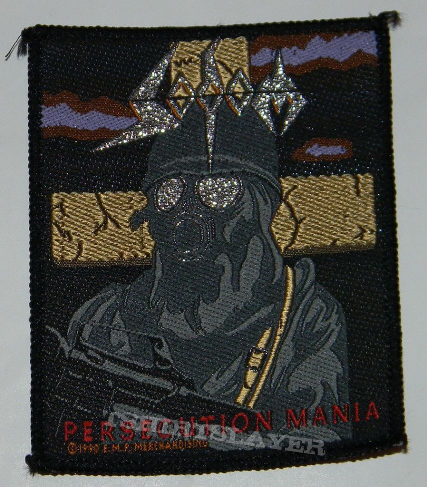 Sodom - Persecution mania - Woven patch