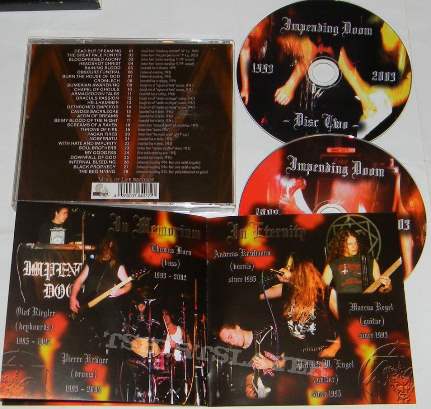 Impending Doom - Beyond the altar of obscurity (a decade of blasphemy) - CD