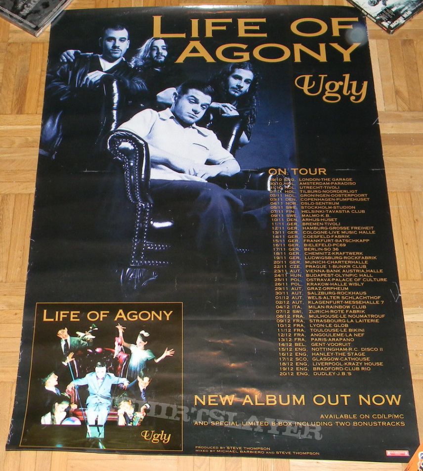 Life of Agony - Ugly - Tour poster/Promo poster