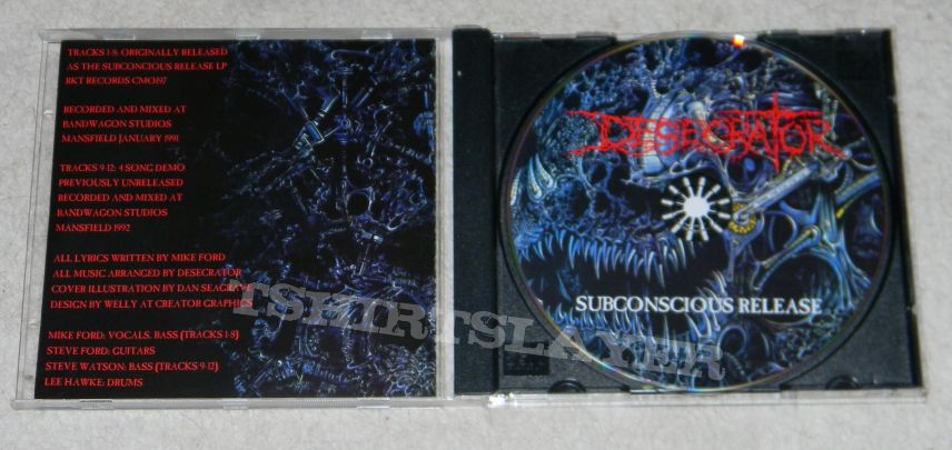 Desecrator - Subconscious release - Re-releaes CD