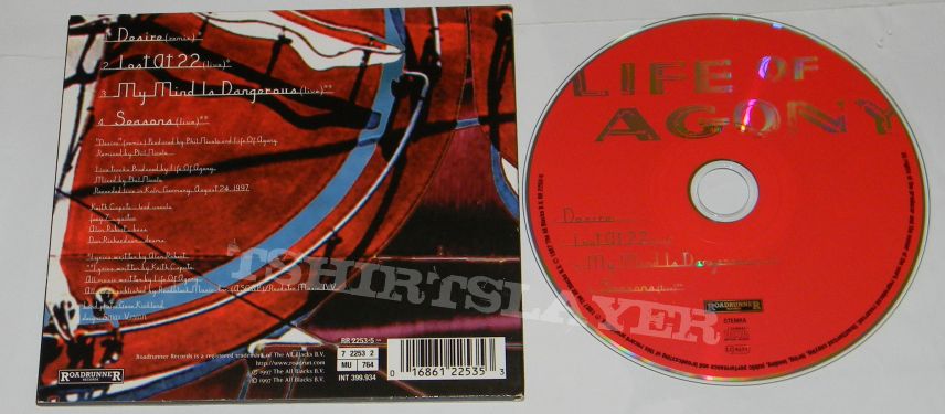 Life of Agony - Desire - Single CD