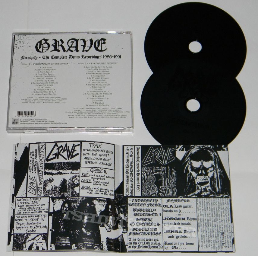 Grave - Necropsy - The complete demo recordings 1986-1991 - CD