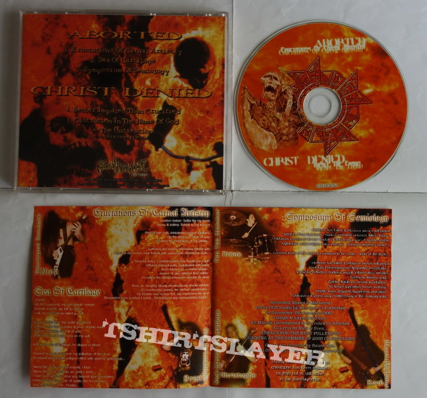 Aborted - Christ Denied - Split CD