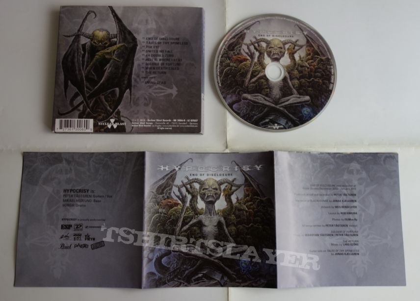 Hypocrisy - End of disclosure - lim.edit.Digipack CD