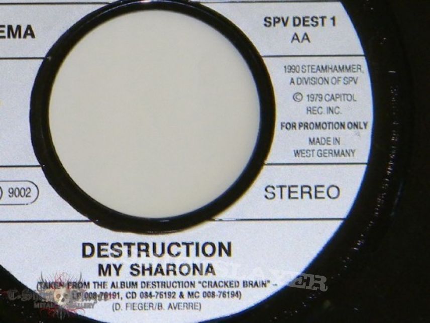 Other Collectable - Destruction - My Sharona - Promo Vinyl Single 1990
