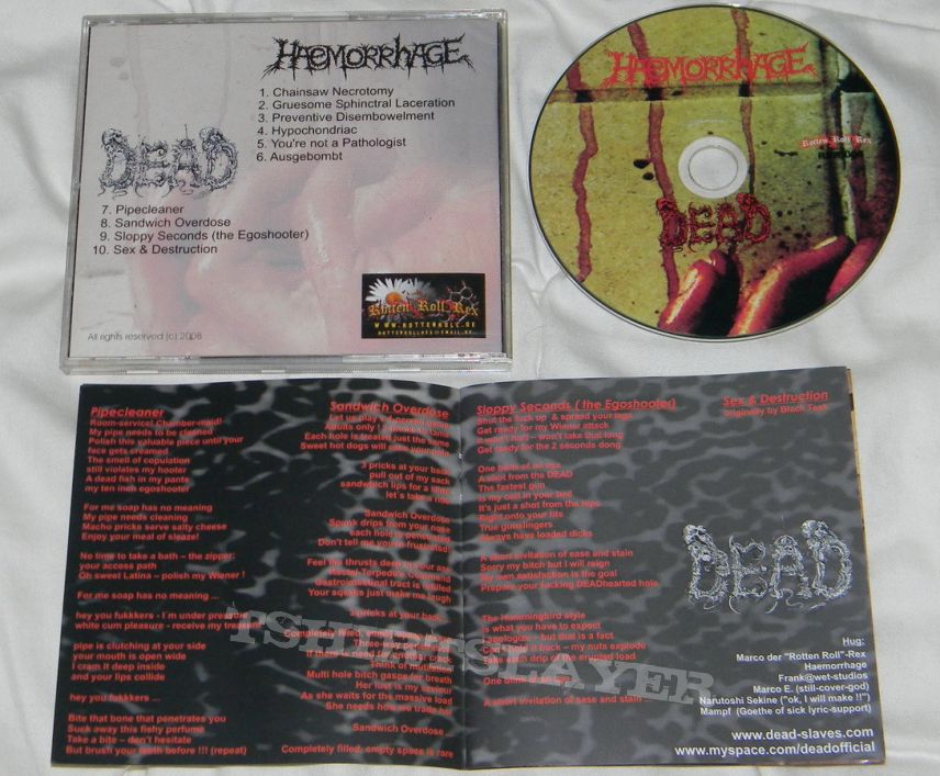 Dead / Haemorrhage - Split-CD