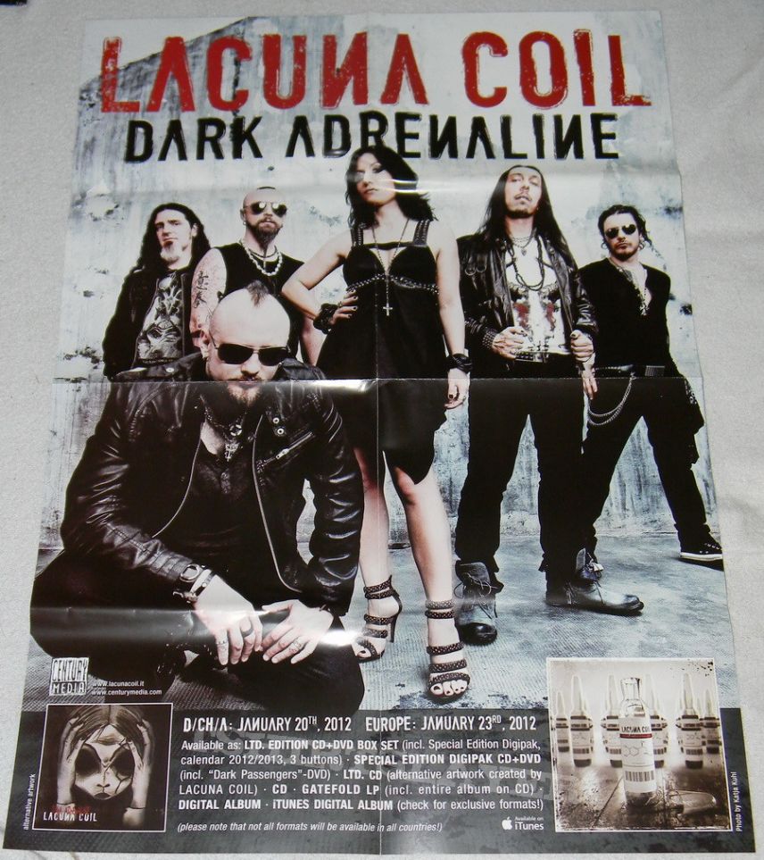 Lacuna Coil - Dark adrenaline - Promo-poster