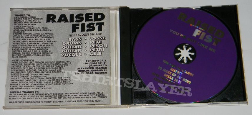 Raised Fist - You&#039;re not like me - orig.Firstpress - CD