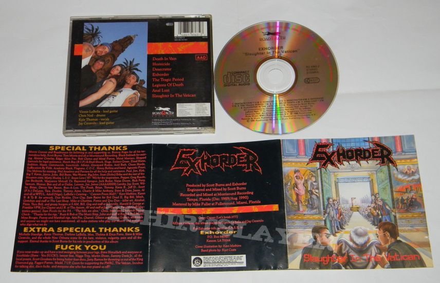 Exhorder - Slaughter in the vatican - orig.Firstpress - CD