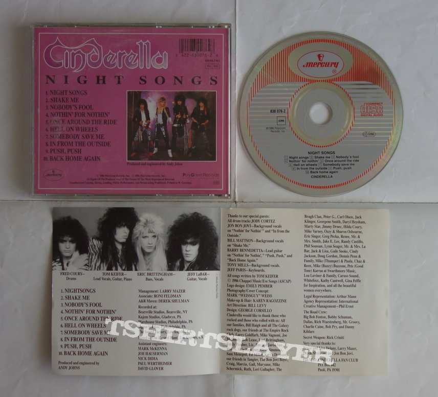 Cinderella - Nightsongs - CD