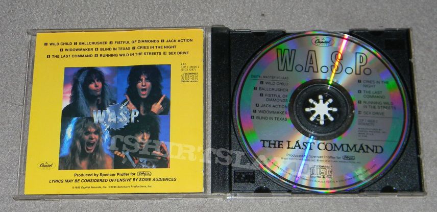 W.A.S.P. - The last command - orig.Firstpress CD