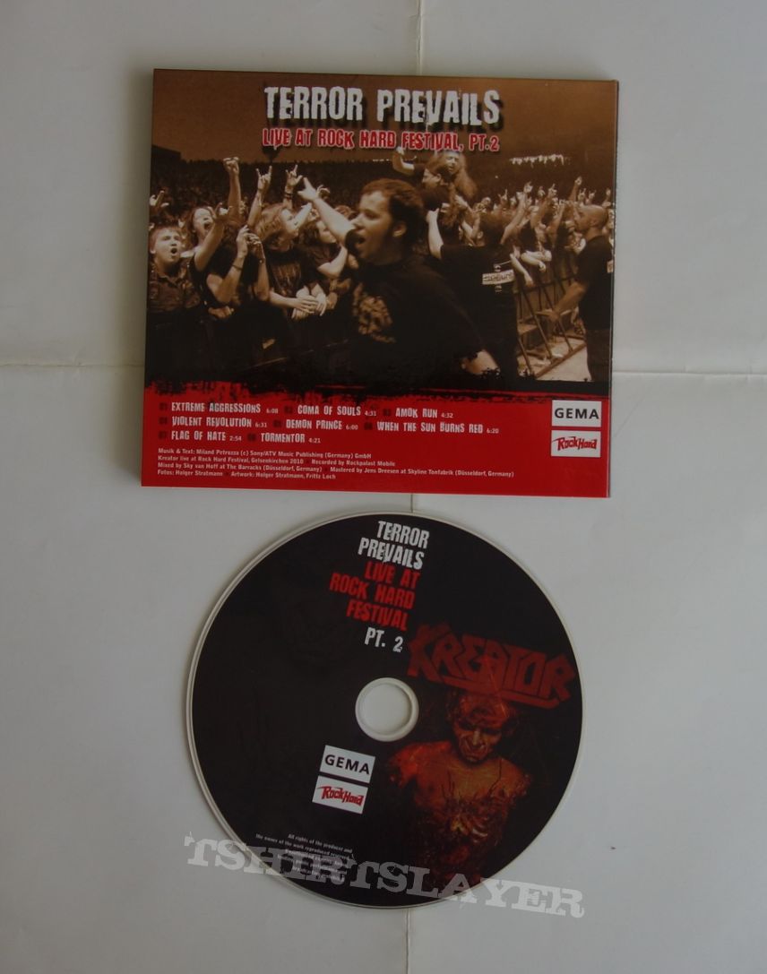 Kreator - Terror prevails live at Rock Hard festival pt.2 - CD