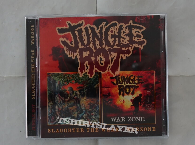 Jungle Rot – Slaughter The Weak / War Zone - Re-release CD