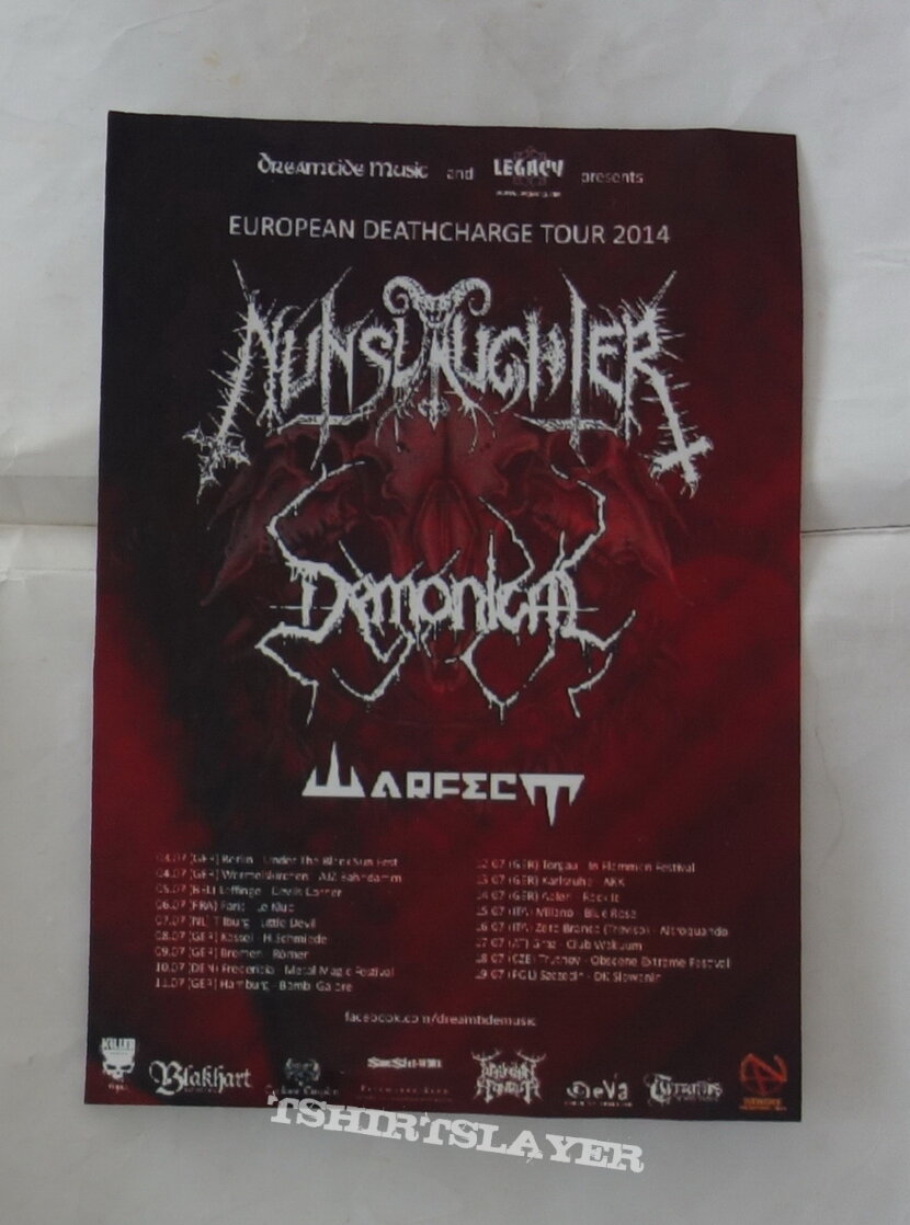 European Deathcharge Tour 2014 - Nun Slaughter