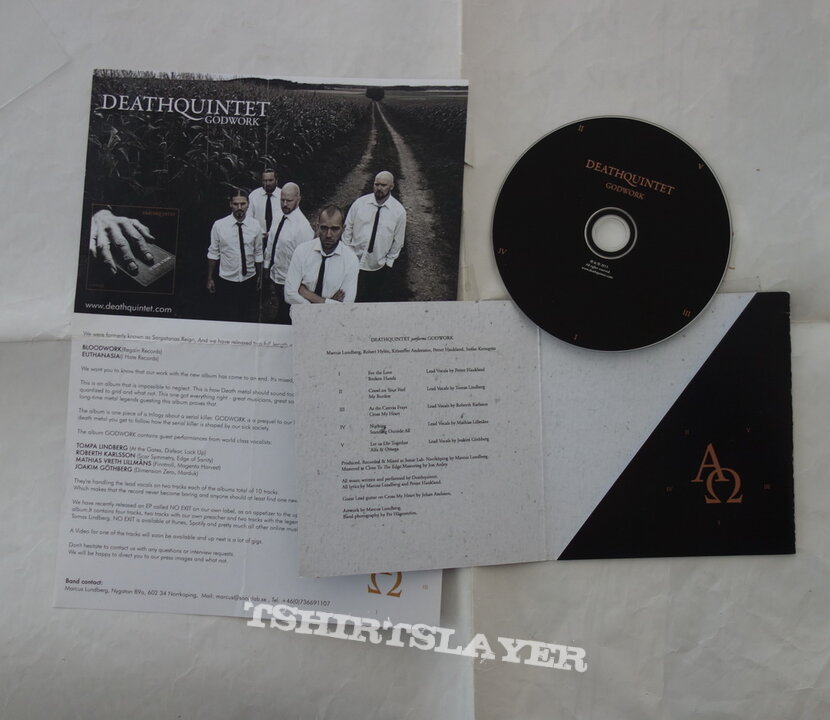 Deathquintet - Godwork - Promo CD