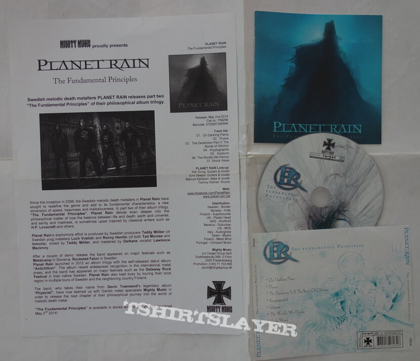 Planet Rain – The Fundamental Principles - Promo CD