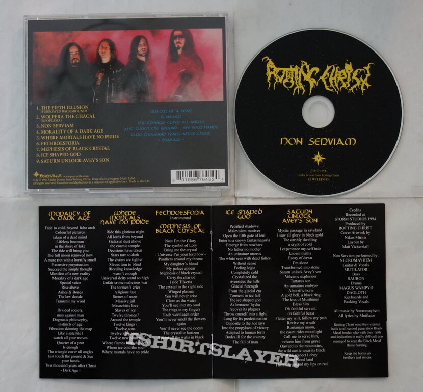 Rotting Christ - Non serviam - Re-release CD