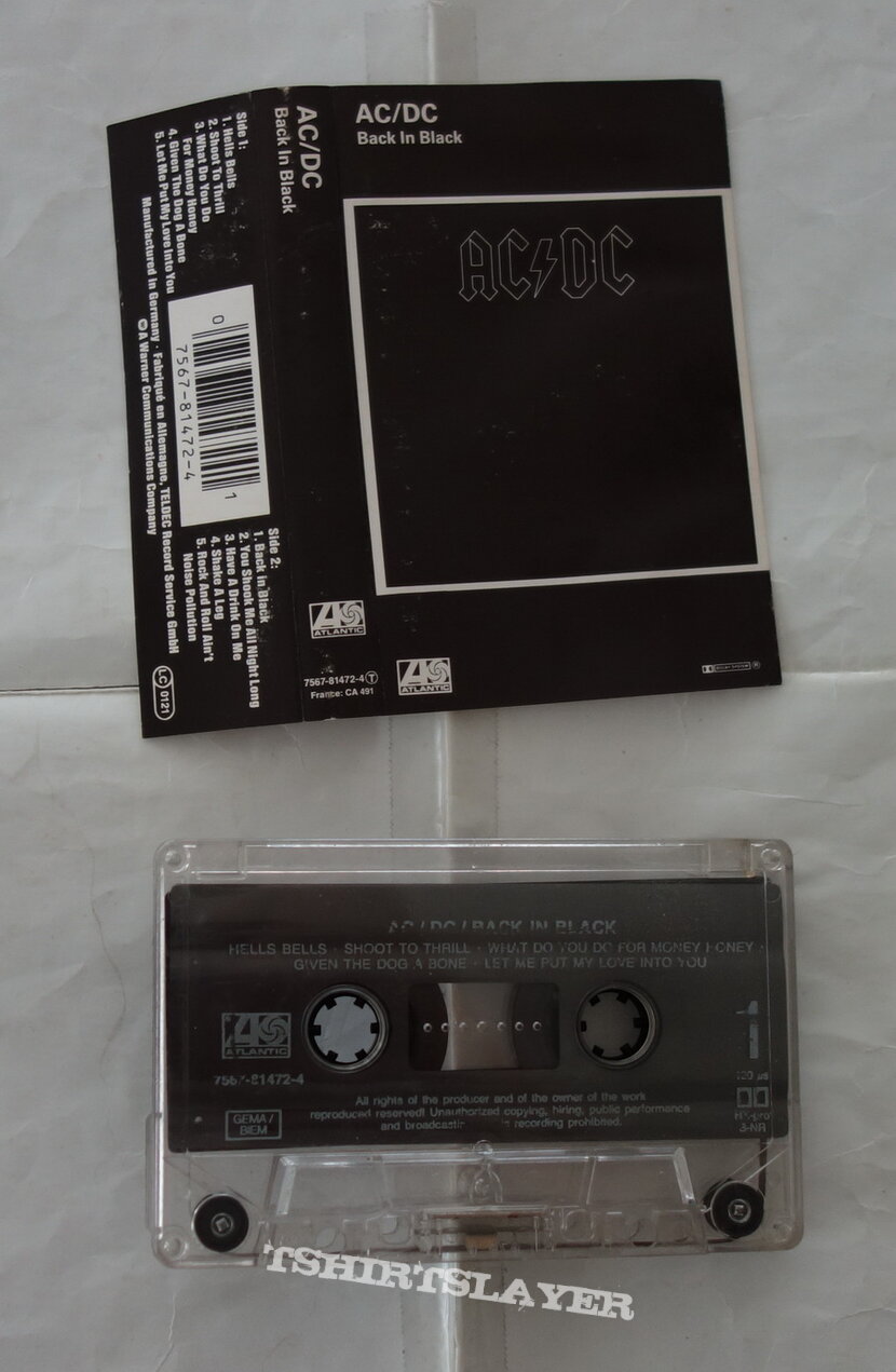AC/DC - Back in black - Tape