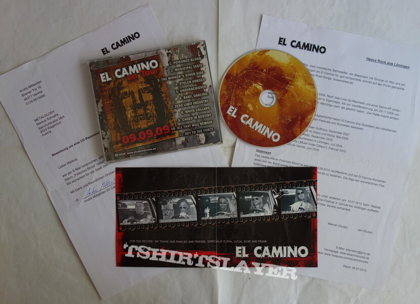 El Camino - Poisoned blood - Full case Promo CD