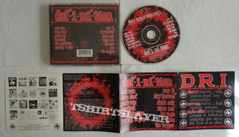 D.R.I. - Definition - CD