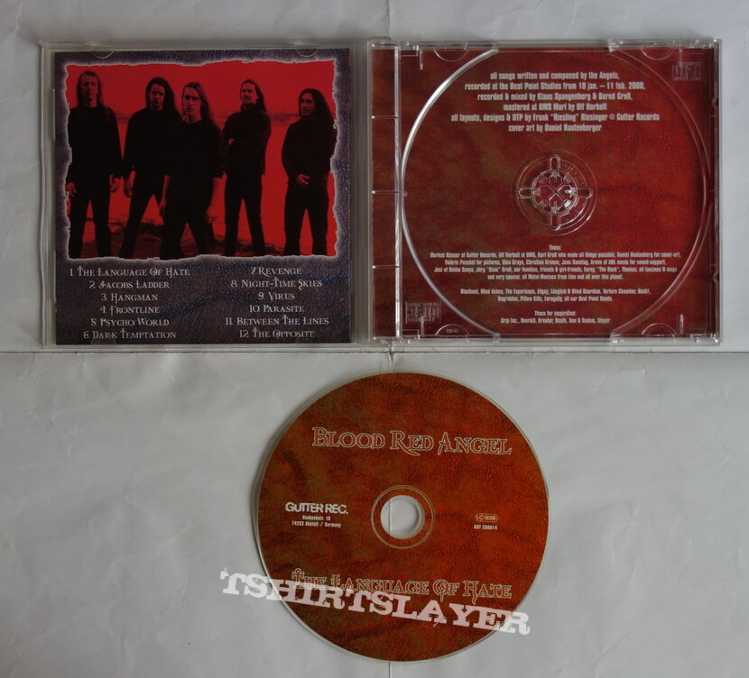 Blood Red Angel - The language of hate - CD