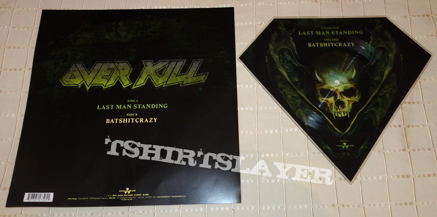 Overkill - Last man standing - Shape Vinyl