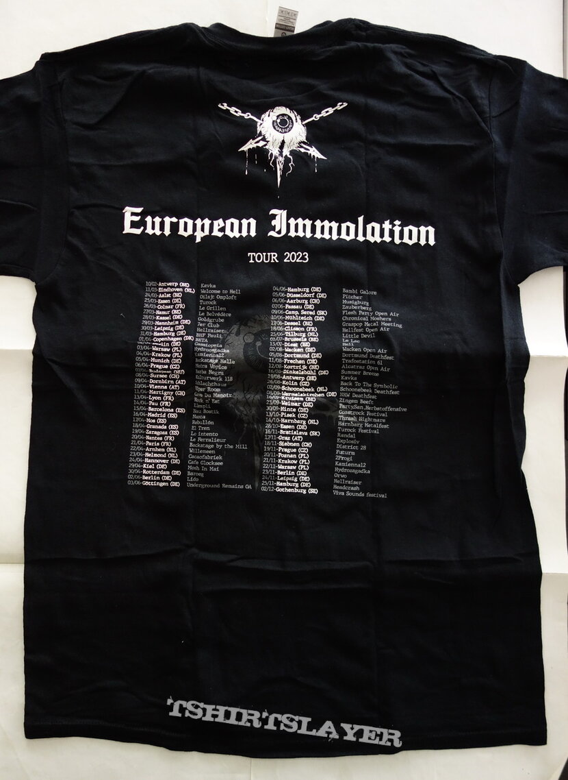 Schizophrenia - European immolation - Tour TS