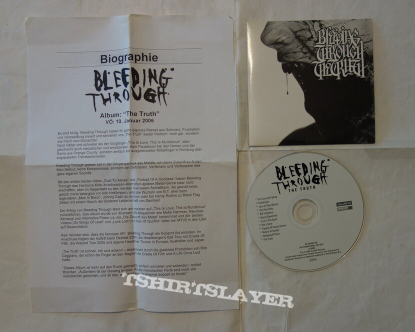 Bleeding Through – The Truth - Promo CD