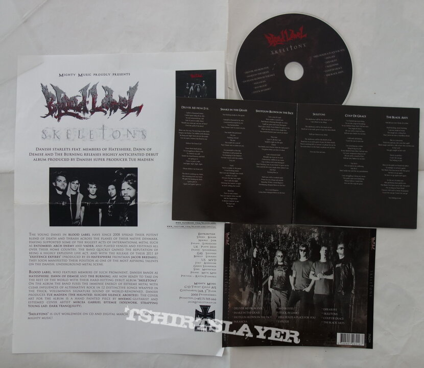 Blood Label - Skeletons - Promo CD