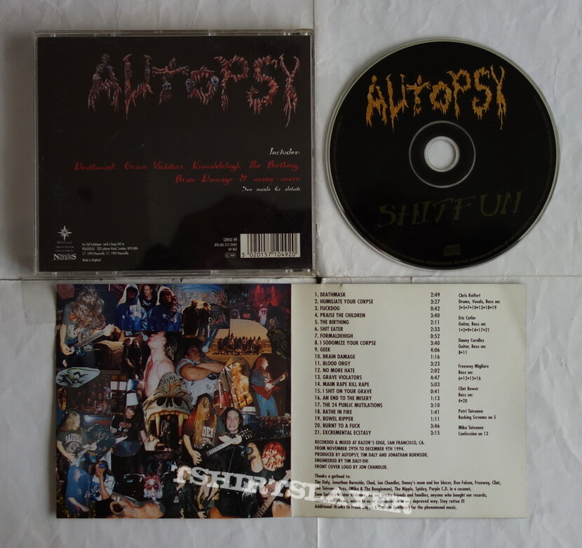 Autopsy - Shitfun - orig.Firstpress CD